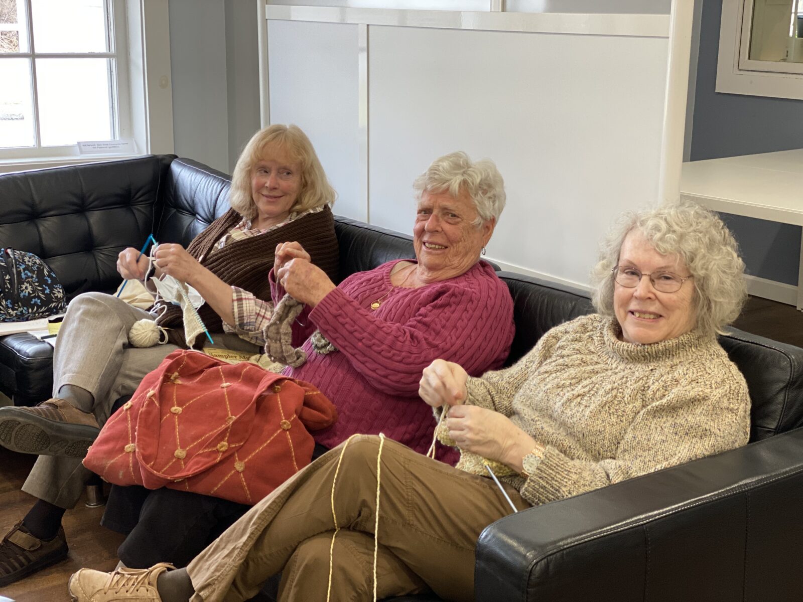 The Knitting Club at Main Street Community Center
