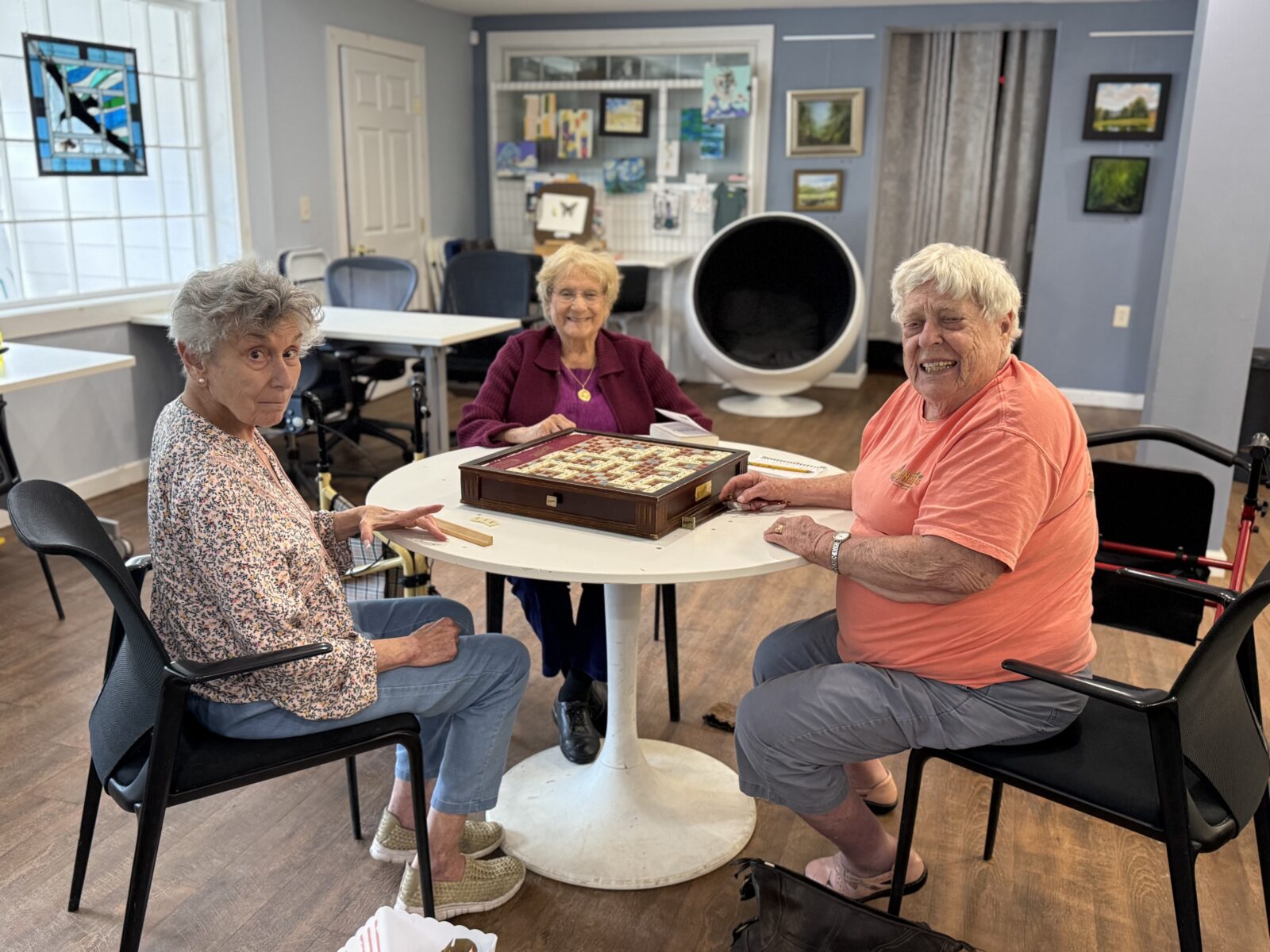 Scrabble Club at the Main Street Community Center